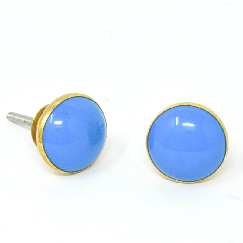 Unique Round Multi Color  Resin Brass Drawer Knobs Cabinet Drawer Pulls, Drawer Knobs, Cabinet Knobs and Pulls(SET OF 10)